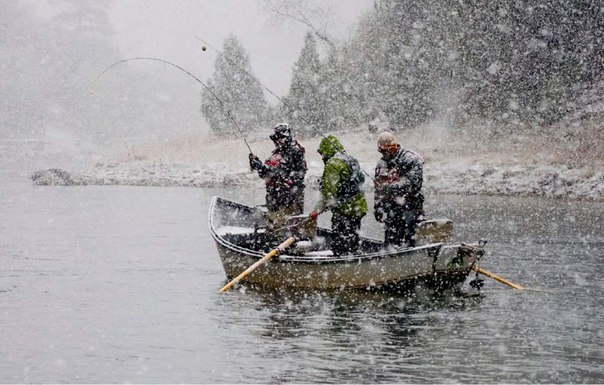 Фото - на рыбалке нет плохой погоды