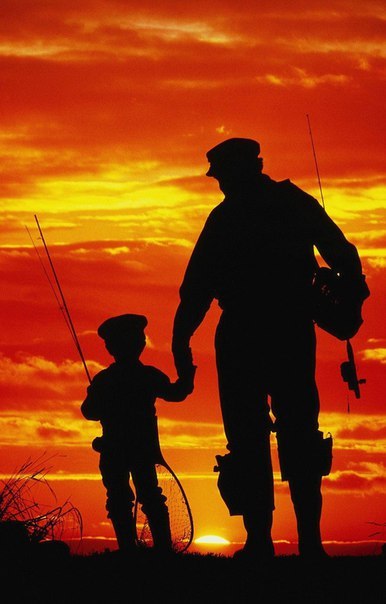 Красивое фото на тему: Дети и женщины на рыбалке № 62